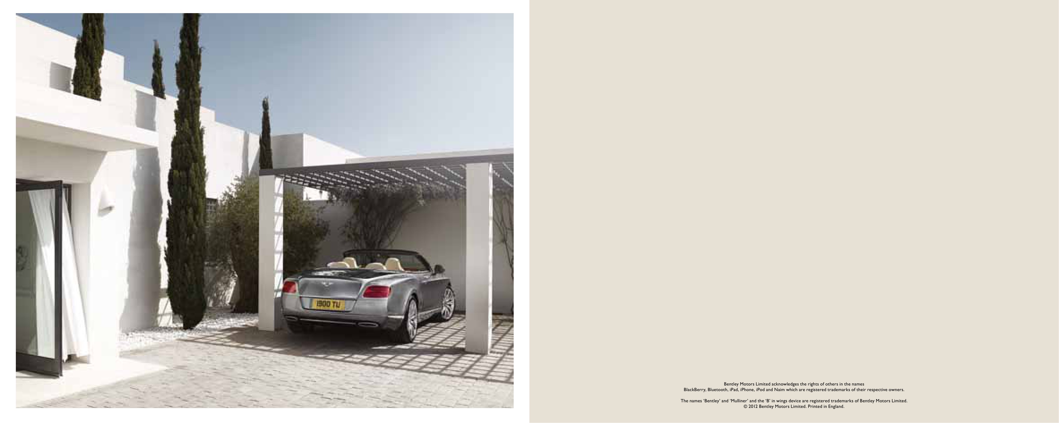 2013 Bentley Continental GT Brochure Page 21